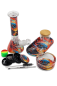 Preview: Mega Komplett-Set ,,Shroom Skull“ mit 20cm Bong und viel Dabbing-Zubehör