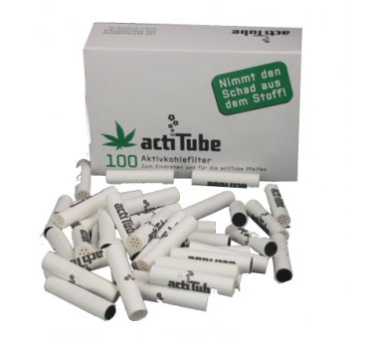 Acti Tube Aktivkohle-Filter Packung / 100 Stück