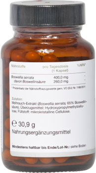 Weihrauchkapseln mit hohem Bowelliasäure-Anteil
