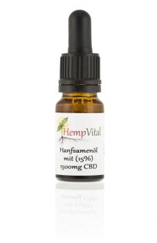 HempVital Hanfsamenöl pur 15% 10ml