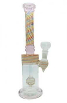 Multicolor Artwork Wasserpfeife mit Aschefänger, 25cm