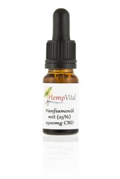 HempVital Hanfsamenöl pur 25% 10ml