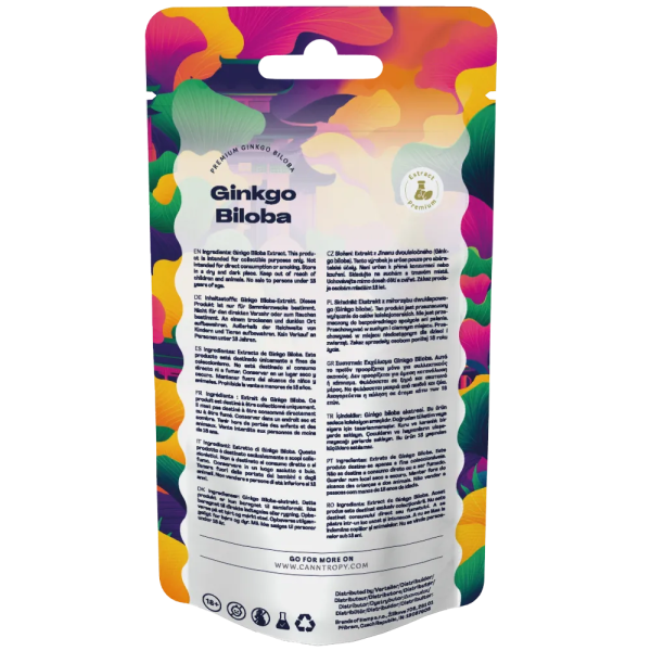 Ginkgo Biloba Extrakt 24%Flavonoide 6% Lactone 5g