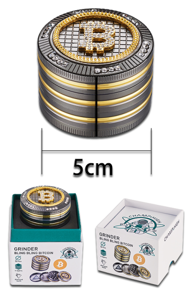 Ø50mm Champ High Bling Bling Bitcoin Grinder