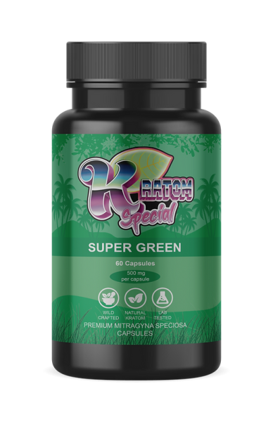 Kratom Kapseln Super Green 60St.