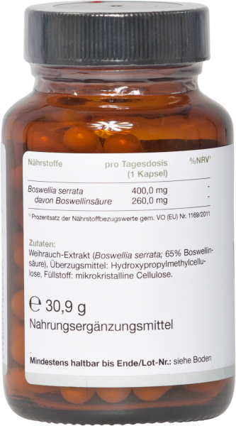 Weihrauchkapseln mit hohem Bowelliasäure-Anteil